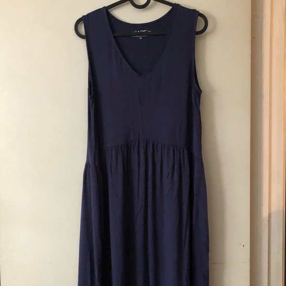 LNBF dark blue midi dress - Picture 2 of 5